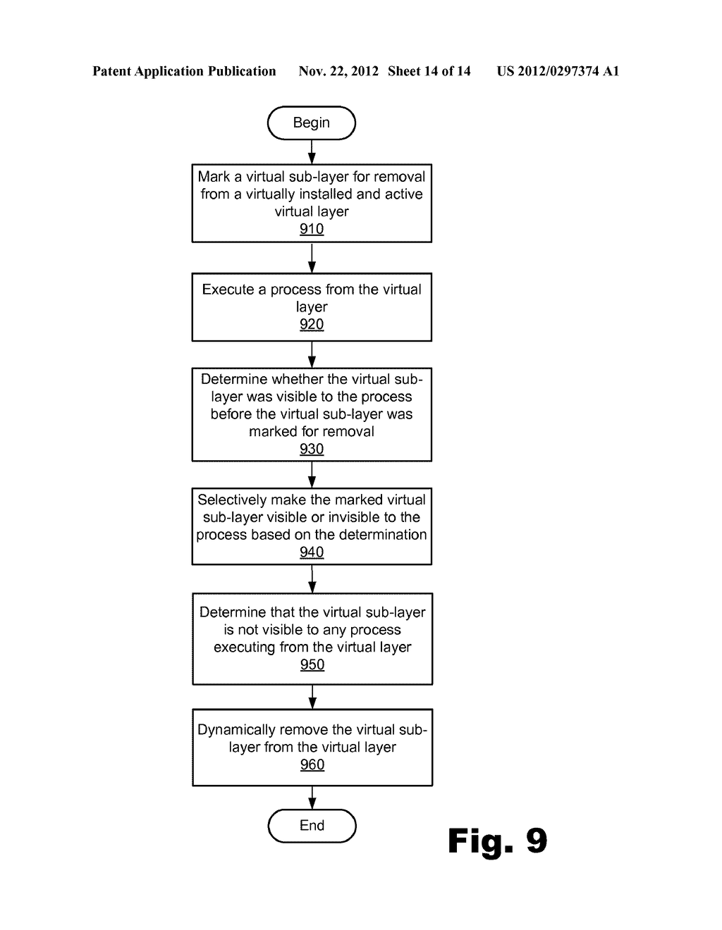 DYNAMIC INSERTION AND REMOVAL OF VIRTUAL SOFTWARE SUB-LAYERS - diagram, schematic, and image 15