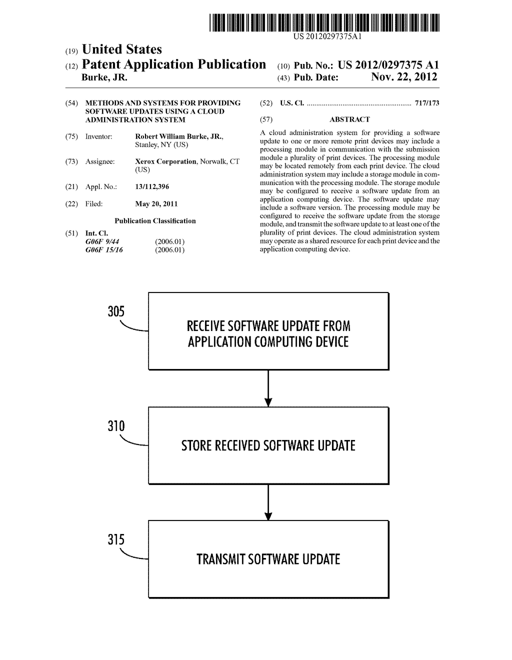 METHODS AND SYSTEMS FOR PROVIDING SOFTWARE UPDATES USING A CLOUD     ADMINISTRATION SYSTEM - diagram, schematic, and image 01