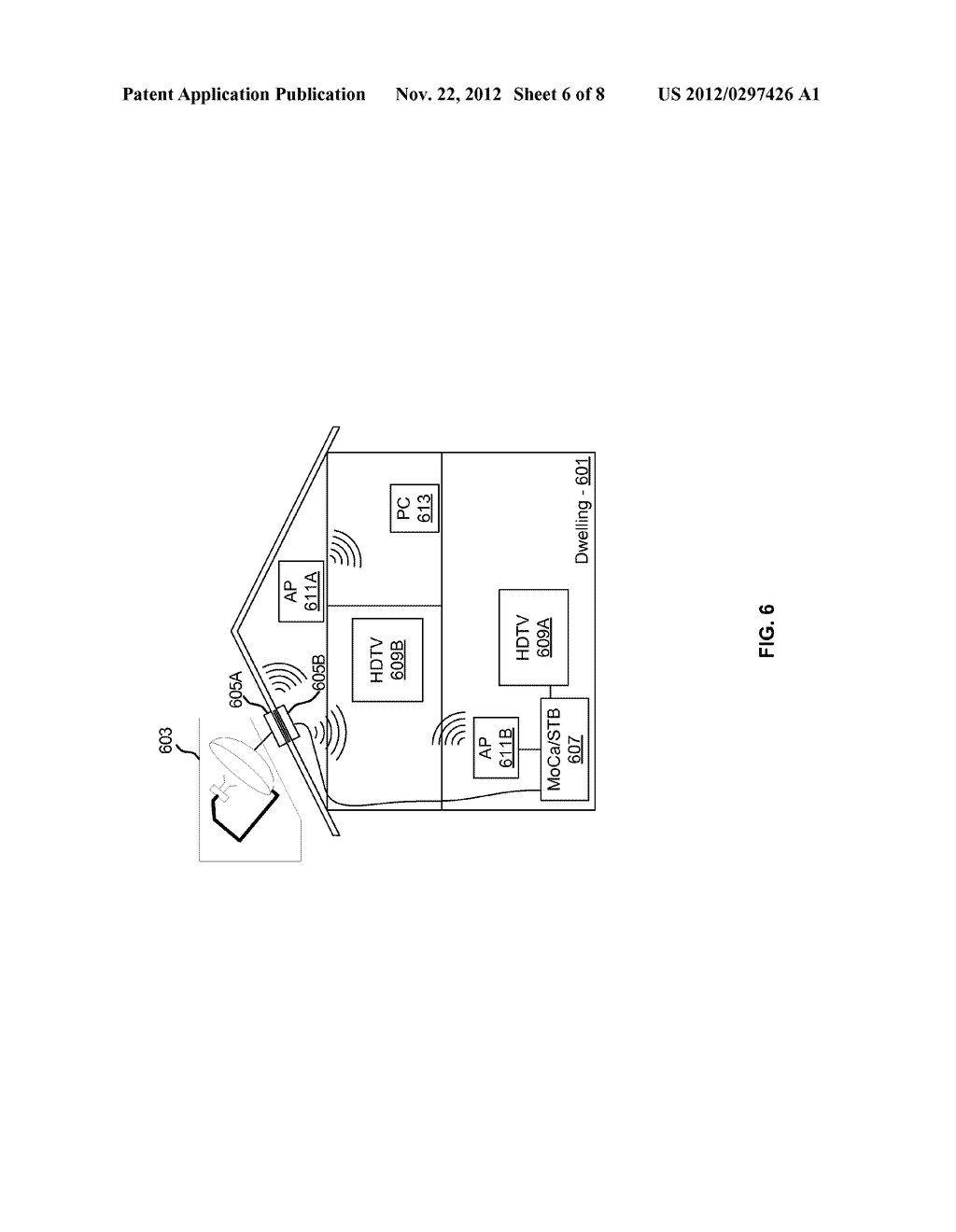 METHOD AND SYSTEM FOR PROVIDING SATELLITE TELEVISION SERVICE TO A PREMISES - diagram, schematic, and image 07