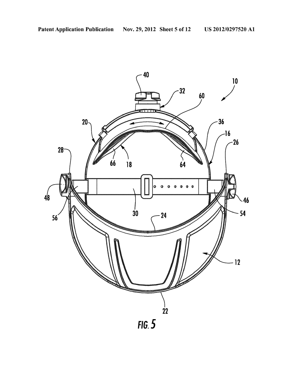 HEADGEAR WITH A SPRING BUFFERED OCCIPITAL CRADLE - diagram, schematic, and image 06