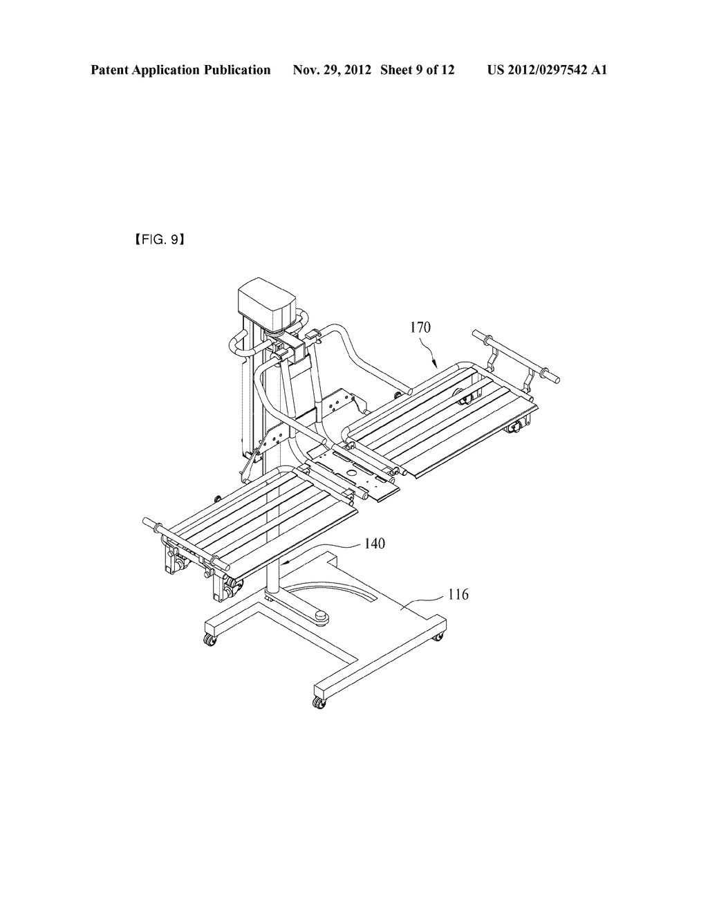 Movable Lift Device Having Rotatable Bed - diagram, schematic, and image 10