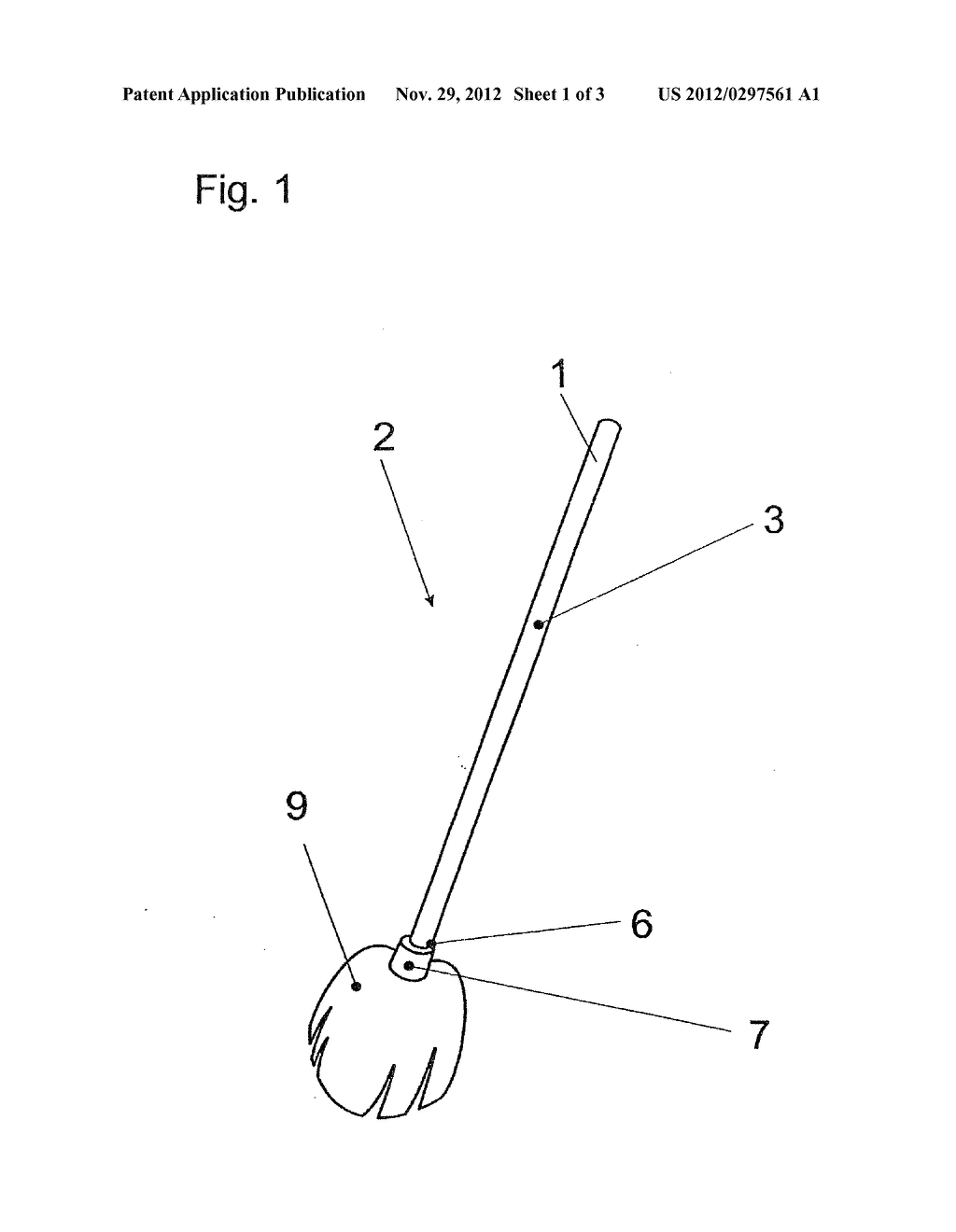 HANDLE FOR A CLEANING DEVICE - diagram, schematic, and image 02