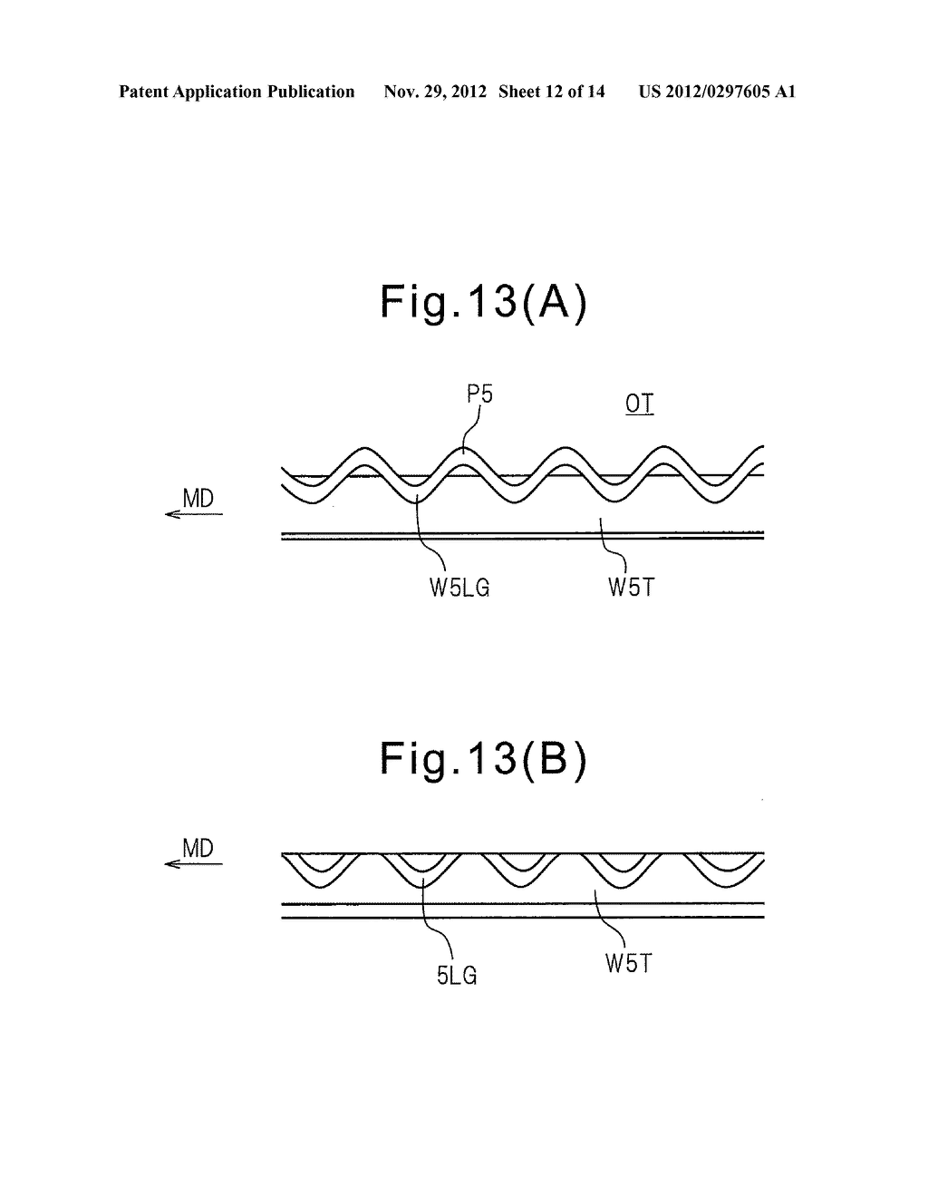 MANUFACTURING METHOD OF ABSORBENT ARTICLE - diagram, schematic, and image 13