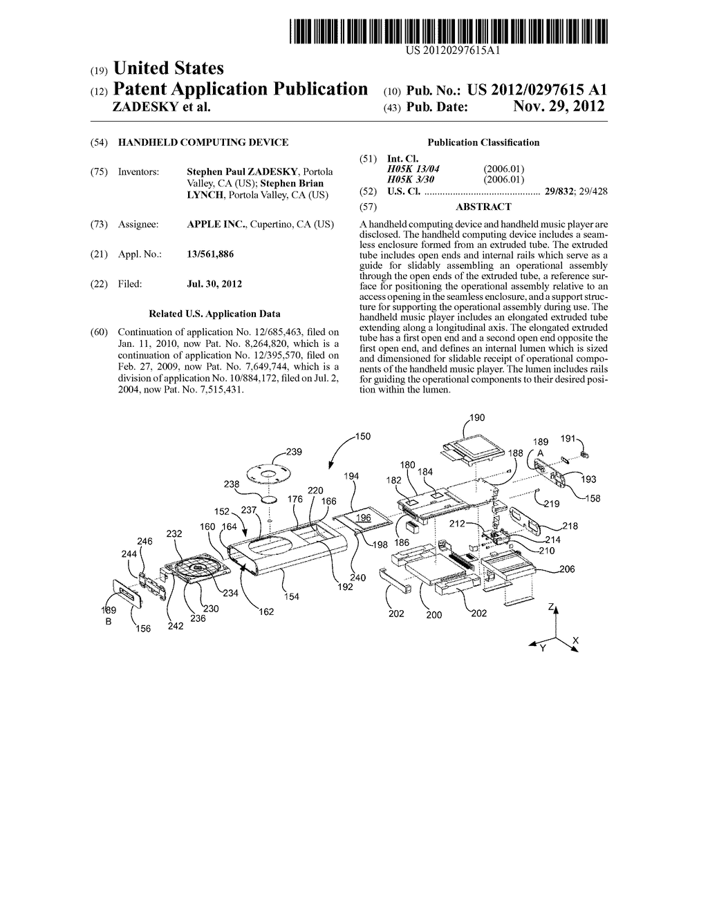 HANDHELD COMPUTING DEVICE - diagram, schematic, and image 01