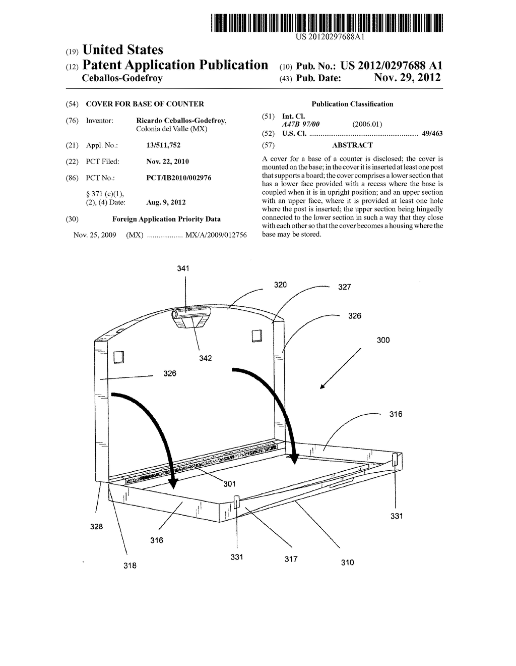 COVER FOR BASE OF COUNTER - diagram, schematic, and image 01