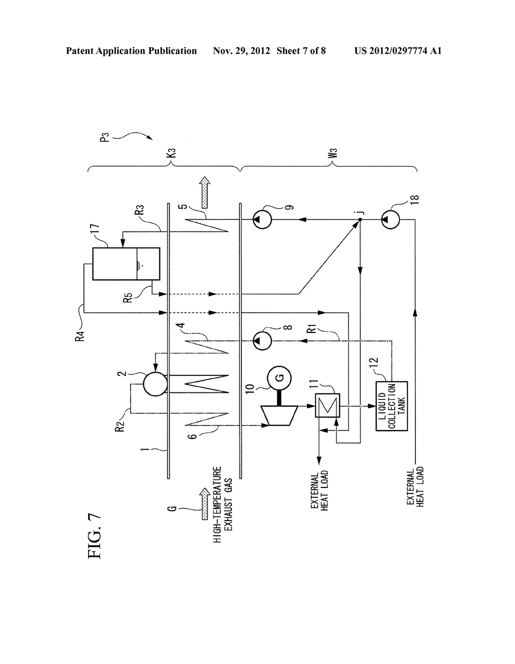 EXHAUST HEAT RECOVERY SYSTEM, ENERGY SUPPLY SYSTEM, AND EXHAUST HEAT     RECOVERY METHOD - diagram, schematic, and image 08