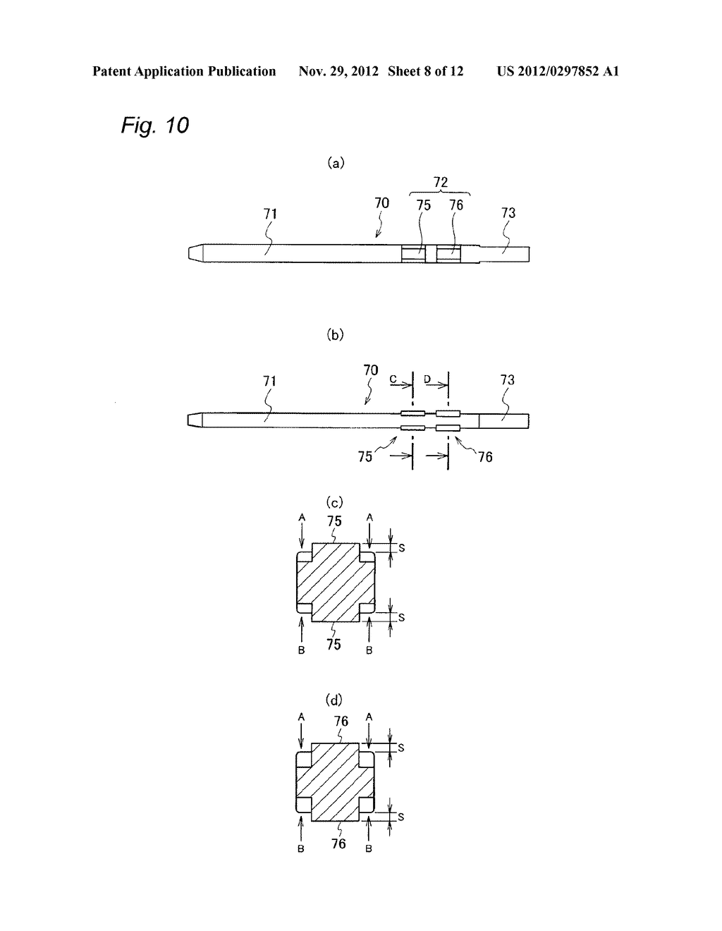 METHOD FOR MANUFACTURING TERMINALS HAVING PRESS-FIT ENGAGING PARTS - diagram, schematic, and image 09