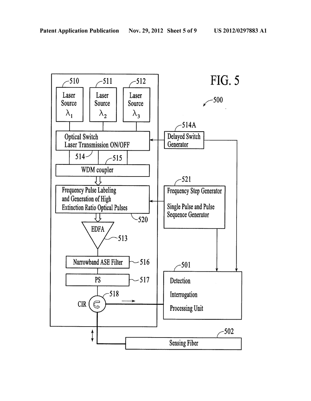 Pulse Labeling for High-Bandwidth Fiber-Optic Distributed Acoustic Sensing     with Reduced Cross-Talk - diagram, schematic, and image 06