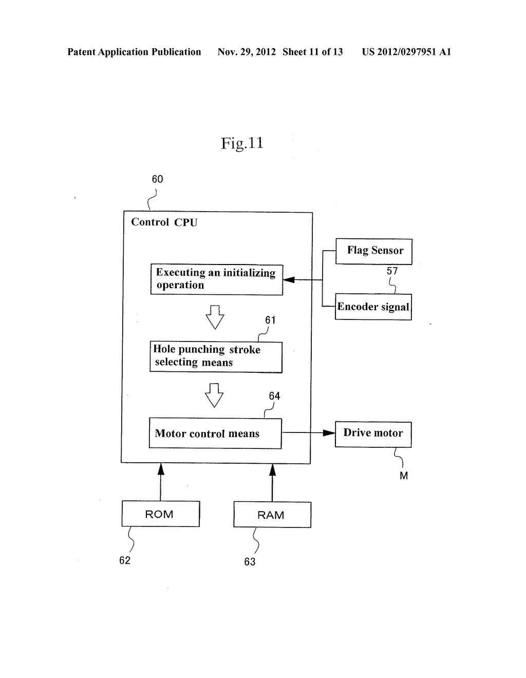 SHEET HOLE PUNCHING DEVICE - diagram, schematic, and image 12