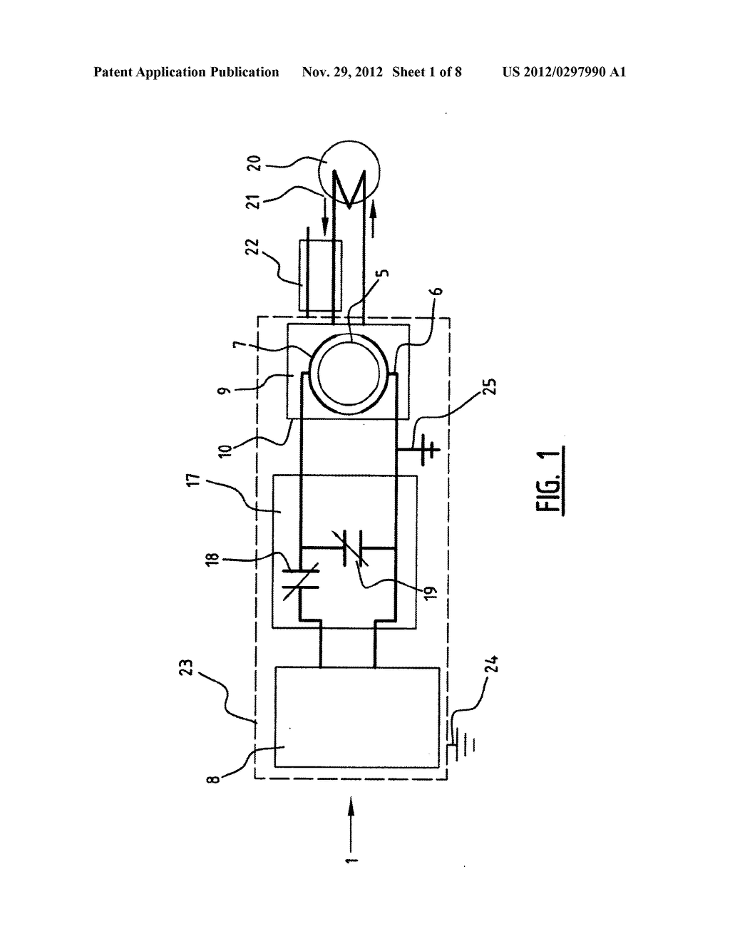 DEVICE FOR PASTEURIZING A MASS OF FOODSTUFF - diagram, schematic, and image 02