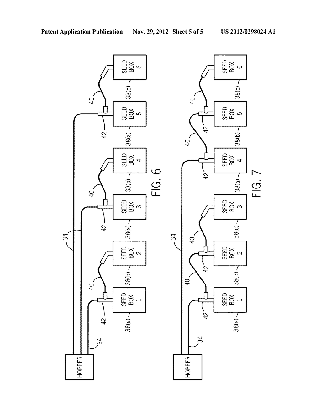 Method And Apparatus For Distributing Seed From A Central Source To A     Plurality Of Seed Metering Units Of An Agricultural Seeding Machine - diagram, schematic, and image 06