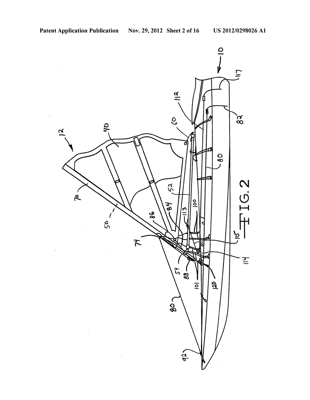 Sail Mounting Assembly - diagram, schematic, and image 03