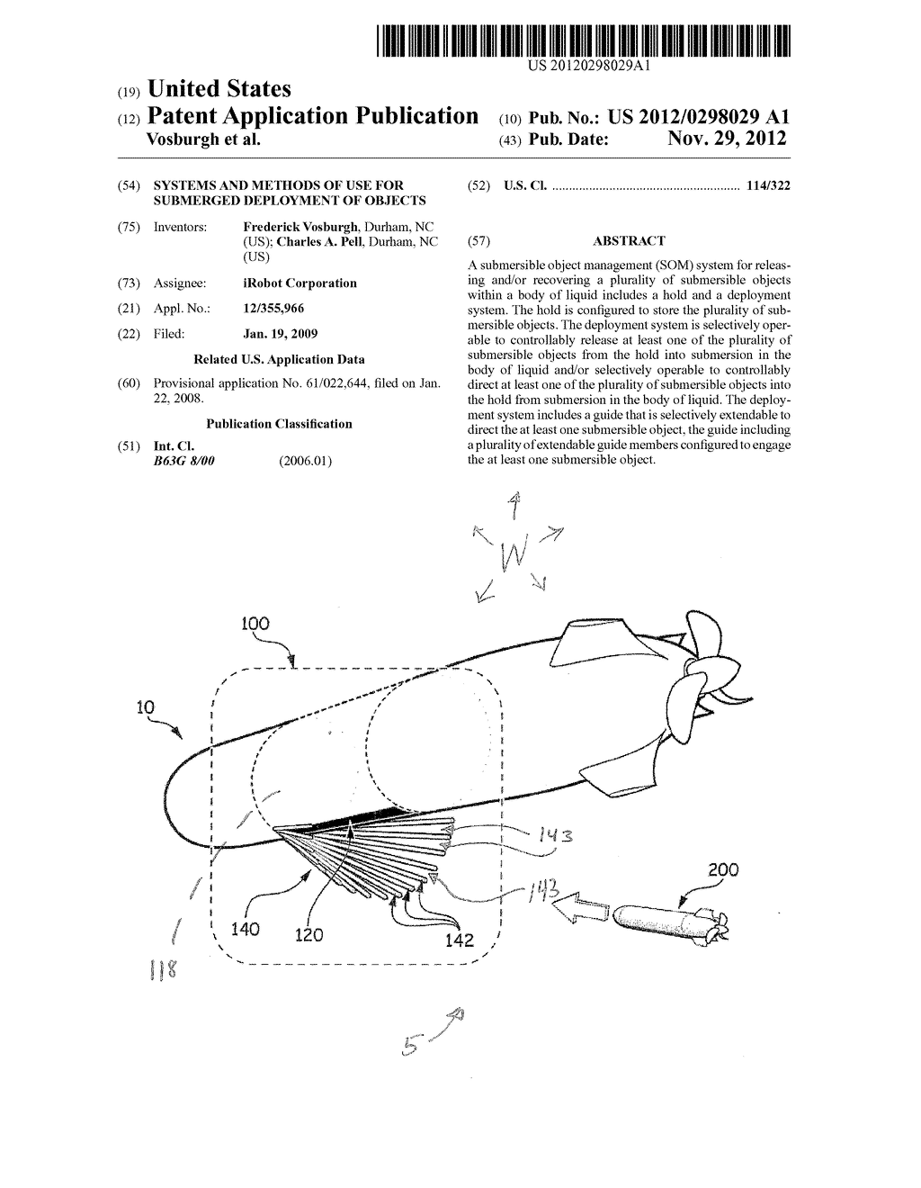 SYSTEMS AND METHODS OF USE FOR SUBMERGED DEPLOYMENT OF OBJECTS - diagram, schematic, and image 01