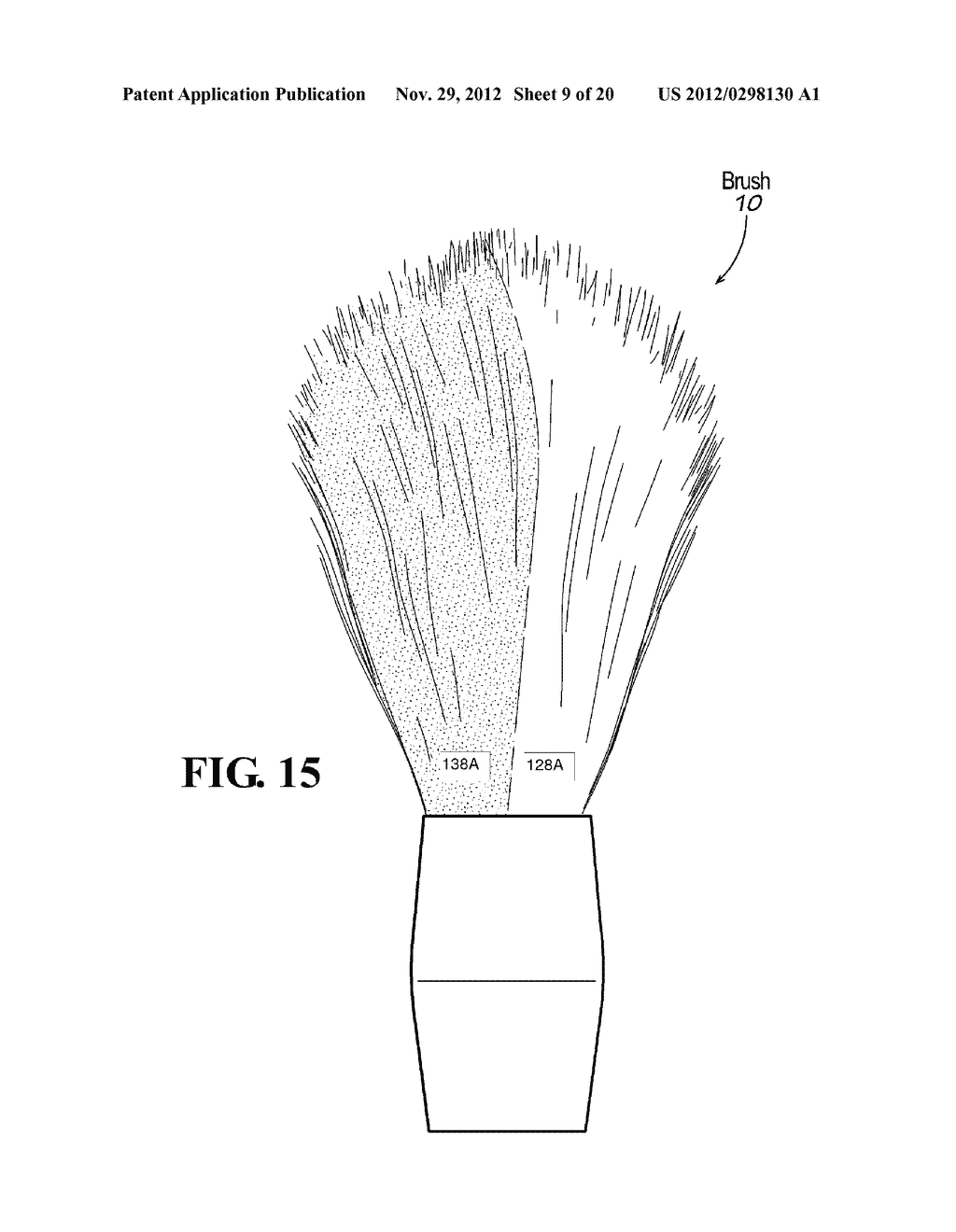 DUAL SIDED COSMETICS BRUSH AND METHODS FOR MAKING SAME - diagram, schematic, and image 10