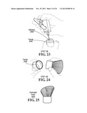 DUAL SIDED COSMETICS BRUSH AND METHODS FOR MAKING SAME diagram and image