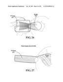 DUAL SIDED COSMETICS BRUSH AND METHODS FOR MAKING SAME diagram and image