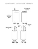 DUAL SIDED COSMETICS BRUSH AND METHODS FOR MAKING SAME diagram and image