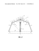 STRUCTURAL MODULE WITH STOP, COLLAPSIBLE STRUCTURE, AND METHOD OF ERECTING     A COLLAPSIBLE STRUCTURE diagram and image