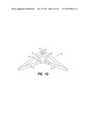 STRUCTURAL MODULE WITH STOP, COLLAPSIBLE STRUCTURE, AND METHOD OF ERECTING     A COLLAPSIBLE STRUCTURE diagram and image