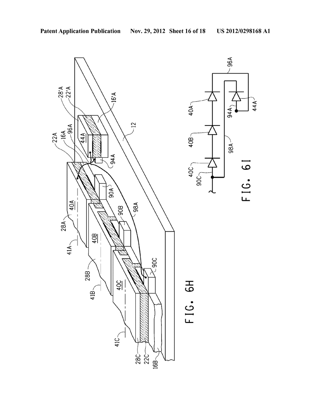 THIN-FILM PHOTOVOLTAIC CELL HAVING AN ETCHANT-RESISTANT ELECTRODE AND AN     INTEGRATED BYPASS DIODE AND A PANEL INCORPORATING THE SAME - diagram, schematic, and image 17