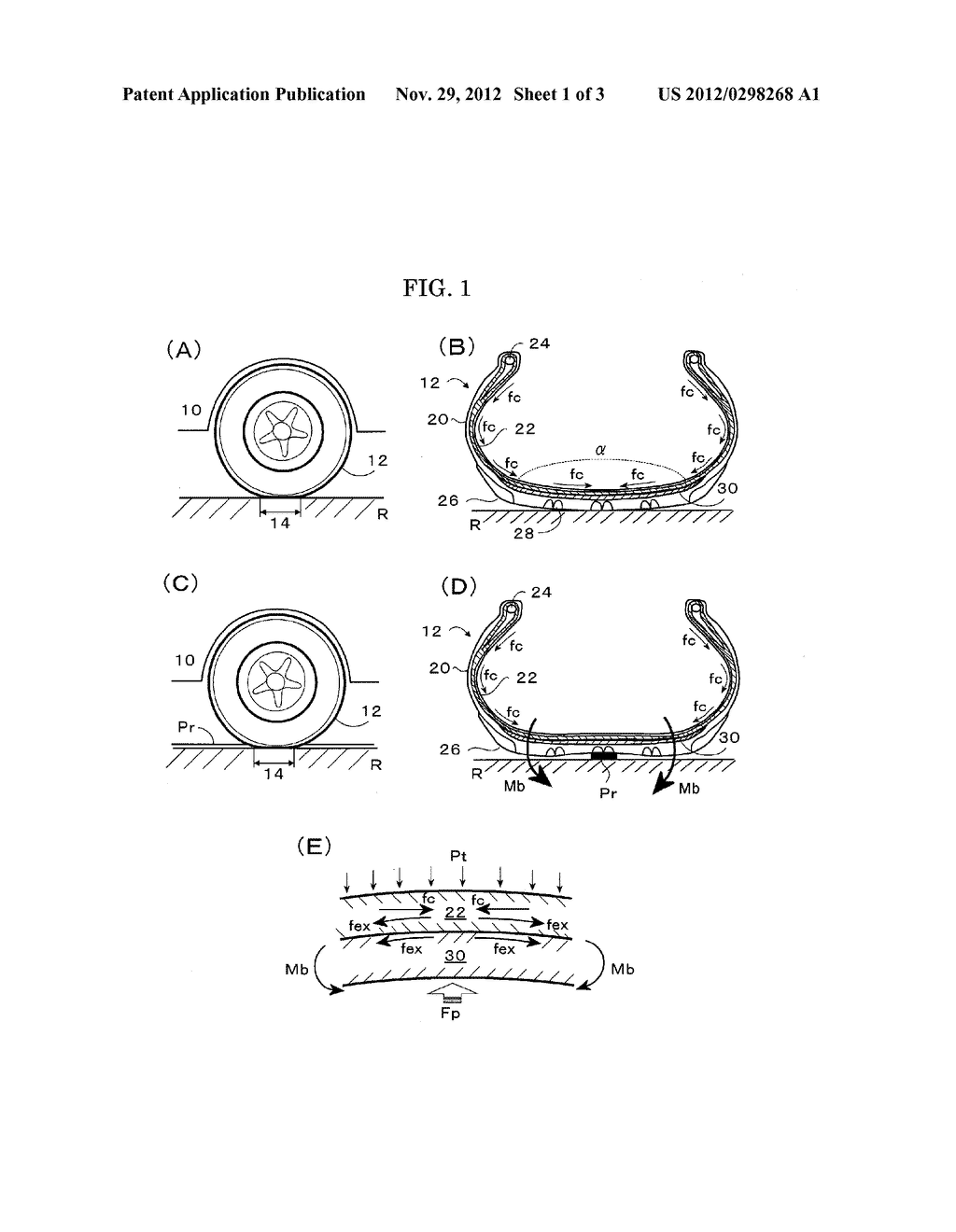 METHOD AND DEVICE FOR SUPPRESSING FLAT SPOT OF TIRE - diagram, schematic, and image 02