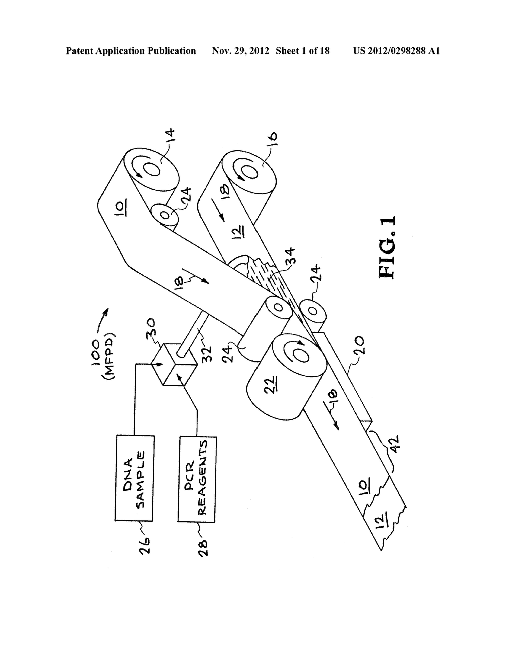 MICRO-FLUIDIC PARTITIONING BETWEEN POLYMERIC SHEETS FOR CHEMICAL     AMPLIFICATION AND PROCESSING - diagram, schematic, and image 02