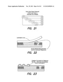 METHODS OF AND APPARATUS FOR MAKING A FLEXIBLE COMPOSITE HAVING RESERVOIRS     AND CAPILLARIES diagram and image