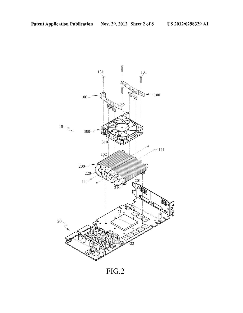 HEAT SINK DEVICE AND AIR FLOW ADJUSTING FRAME FOR THE SAME - diagram, schematic, and image 03