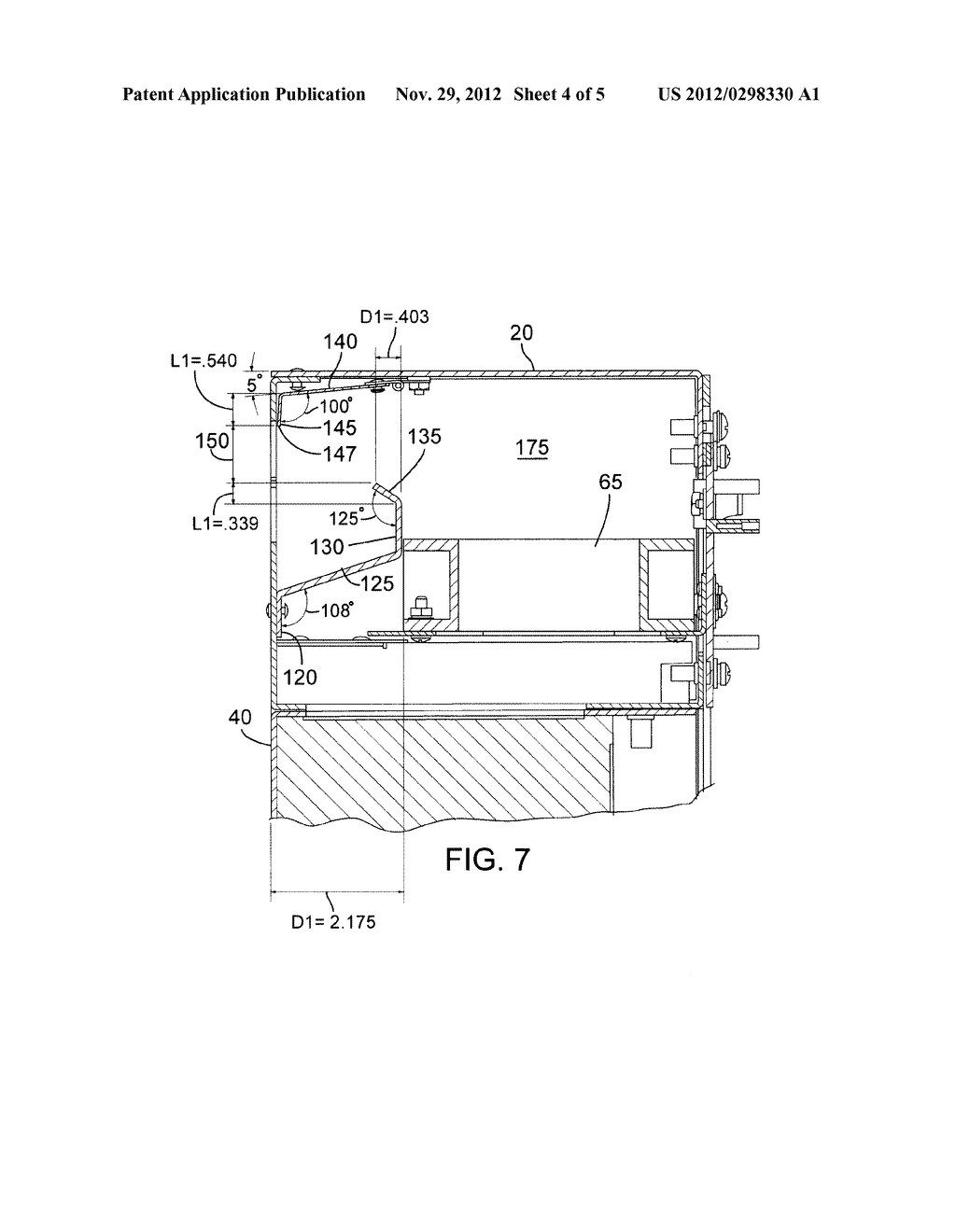 AIR PATH RAIN GUARD FOR A COOLING SYSTEM OF A WEATHERPROOF ENCLOSURE FOR     ELECTRICAL EQUIPMENT AND THE LIKE - diagram, schematic, and image 05
