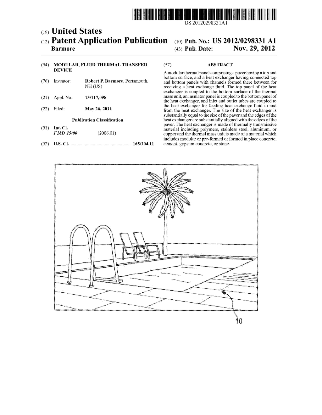 Modular, Fluid Thermal Transfer Device - diagram, schematic, and image 01