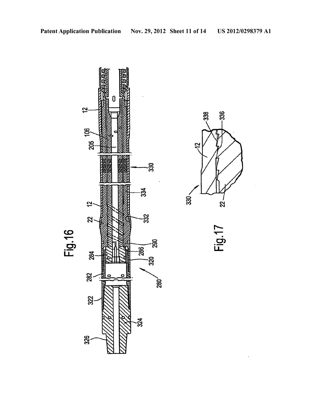 METHOD AND SYSTEM FOR LINING A SECTION OF A WELLBORE WITH AN EXPANDABLE     TUBULAR ELEMENT - diagram, schematic, and image 12