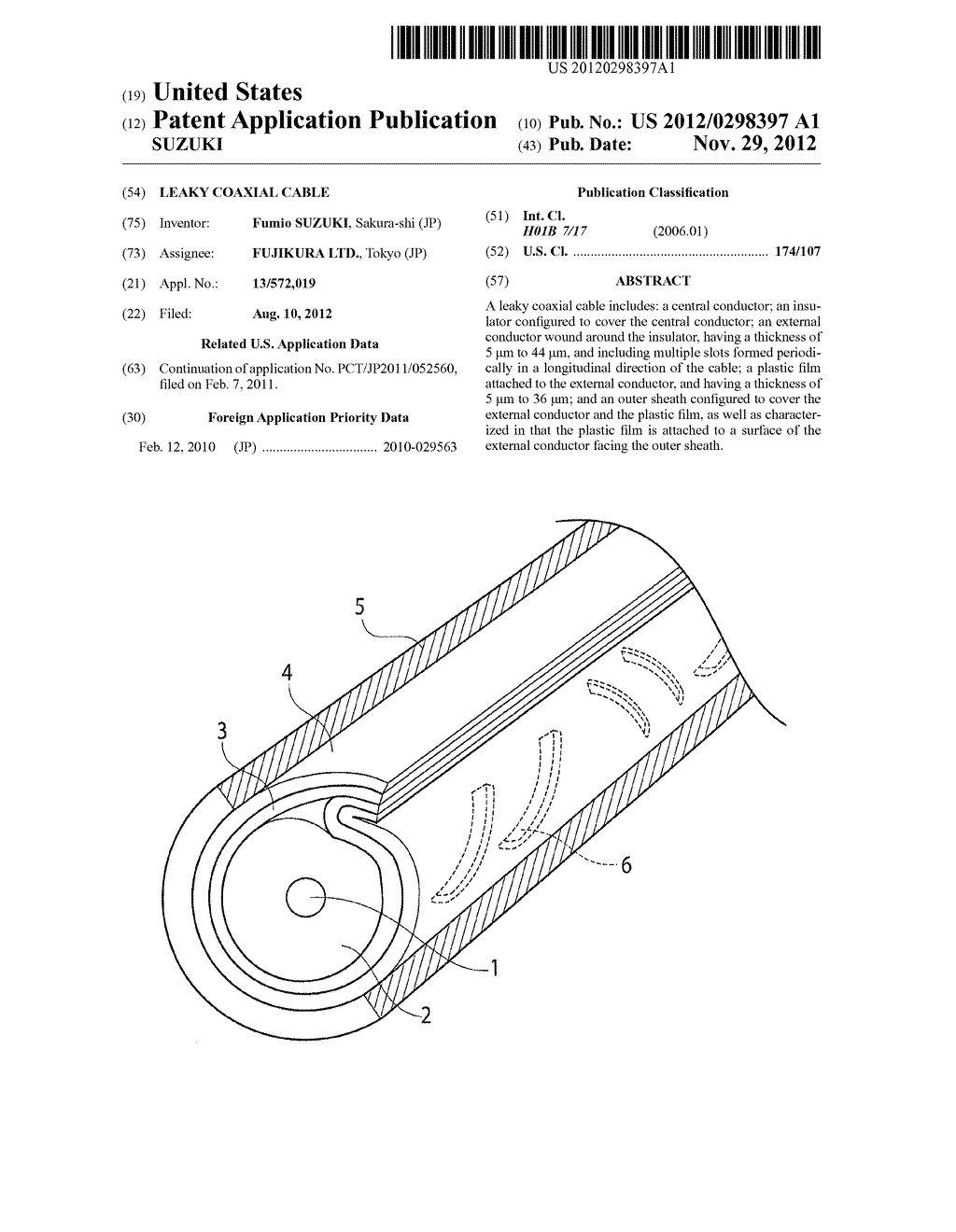 LEAKY COAXIAL CABLE - diagram, schematic, and image 01