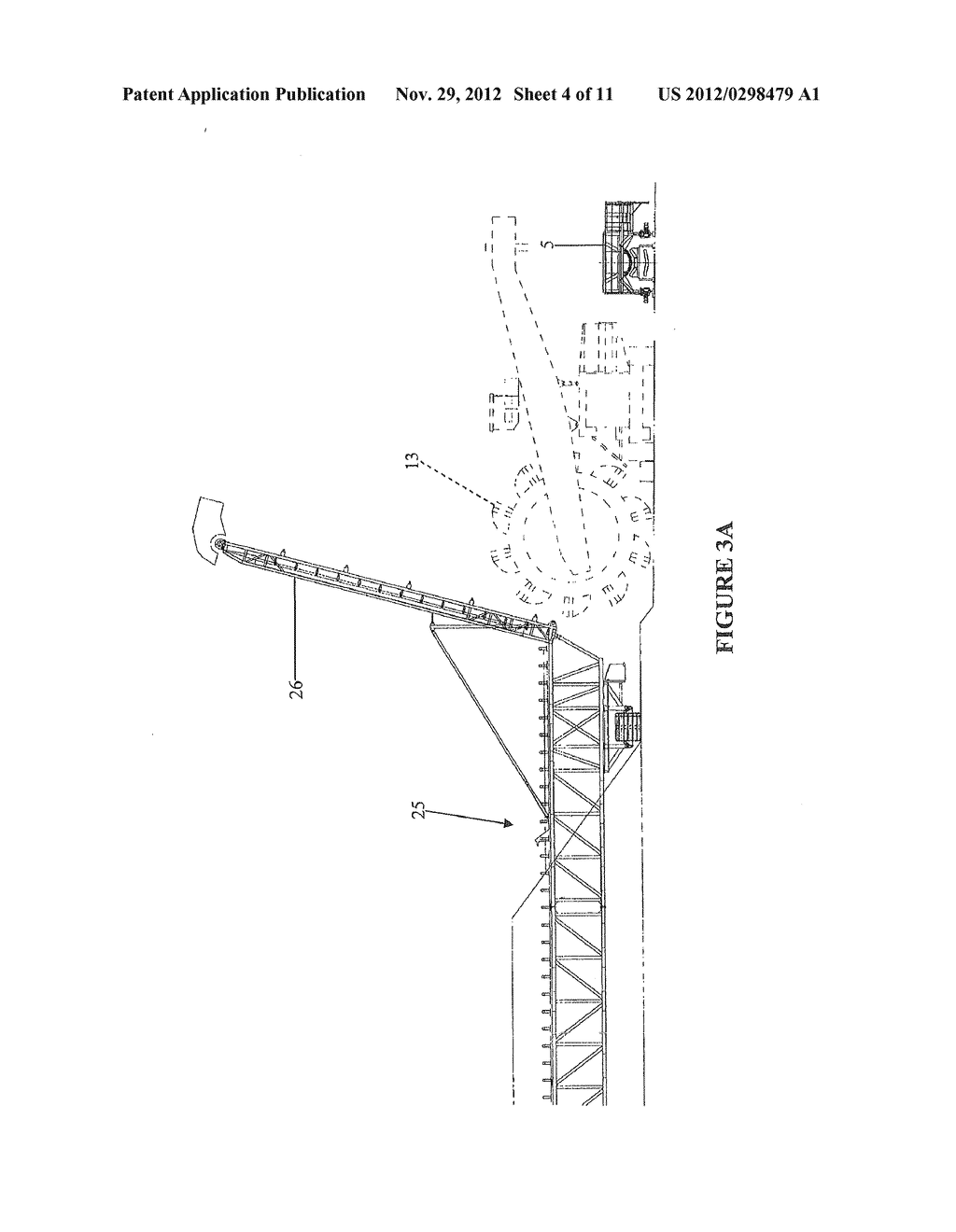 APPARATUS FOR STACKING AND RECLAIMING MATERIAL - diagram, schematic, and image 05