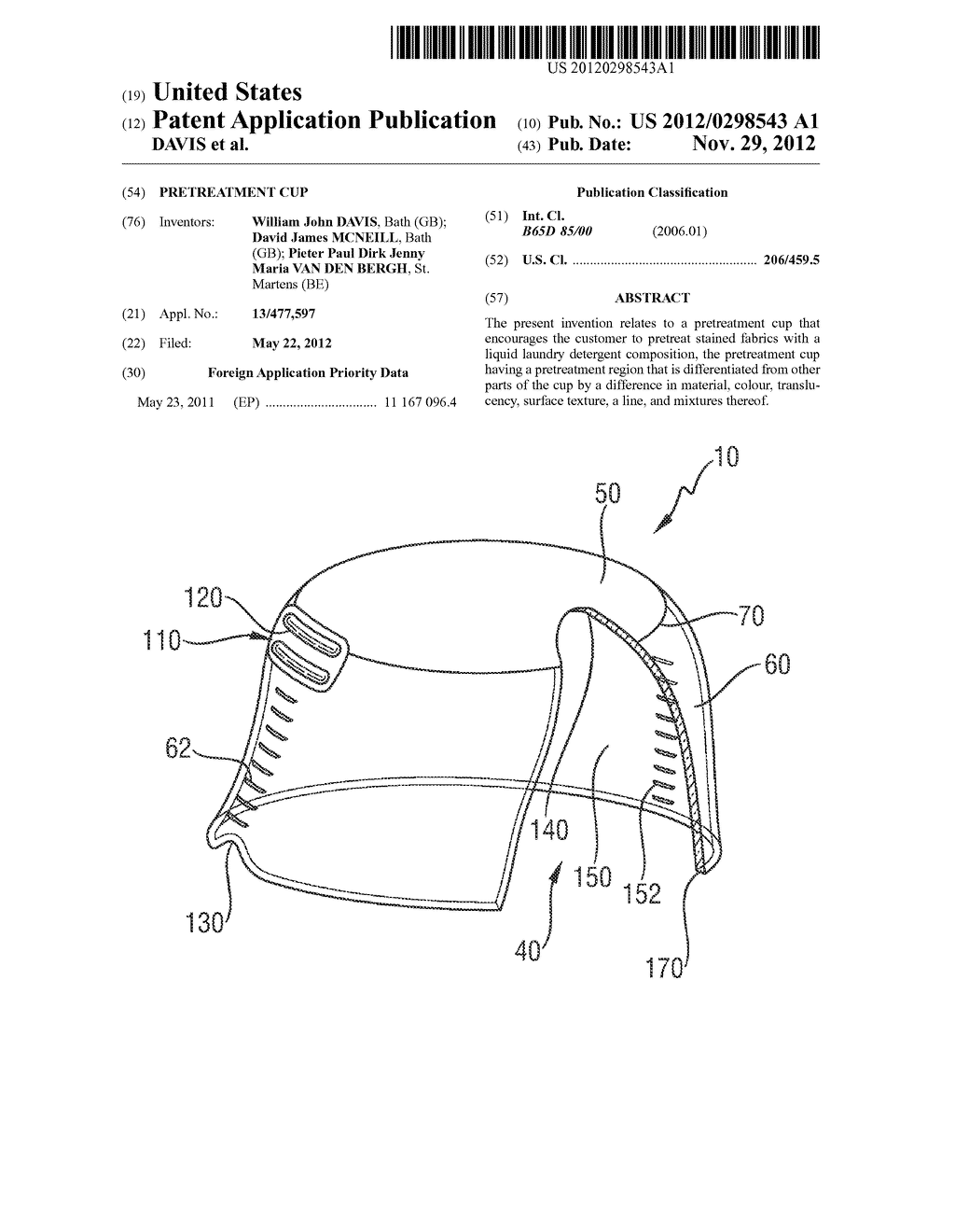 PRETREATMENT CUP - diagram, schematic, and image 01