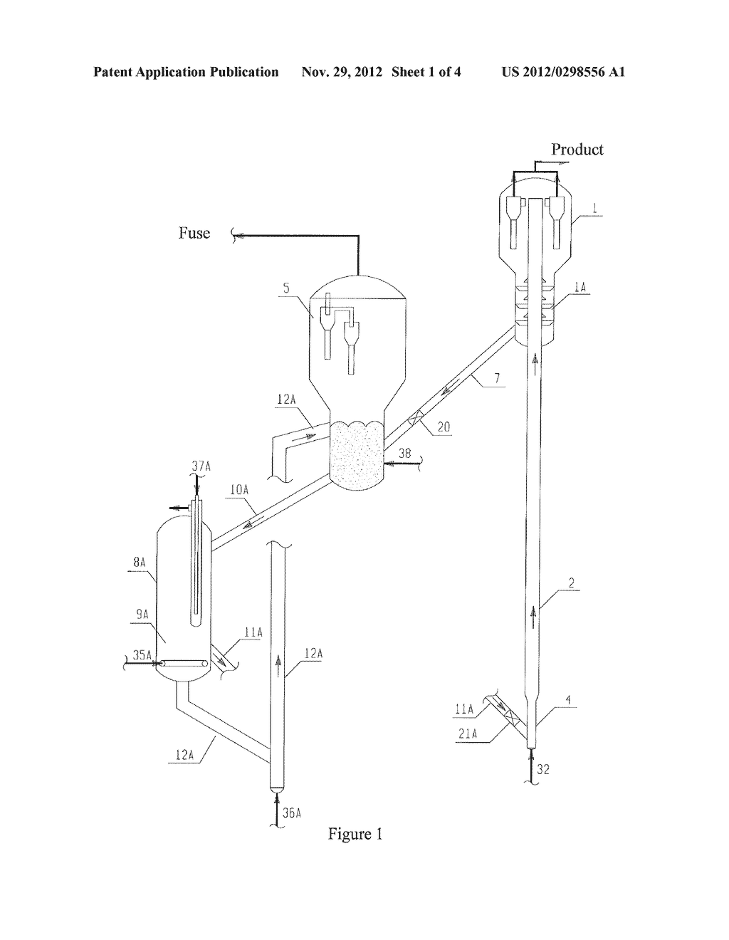 METHOD AND EQUIPMENT FOR CIRCULATING COOLED REGENERATED CATALYST - diagram, schematic, and image 02