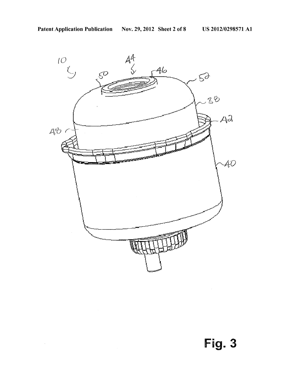 Pressure Resistant Filter Cartridge - diagram, schematic, and image 03