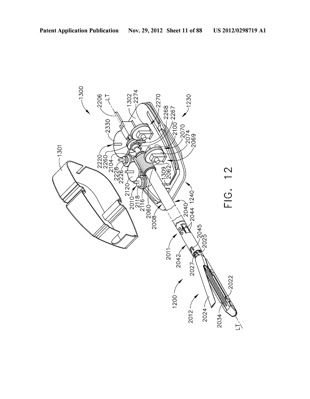 SURGICAL STAPLING INSTRUMENTS WITH ROTATABLE STAPLE DEPLOYMENT     ARRANGEMENTS - diagram, schematic, and image 12