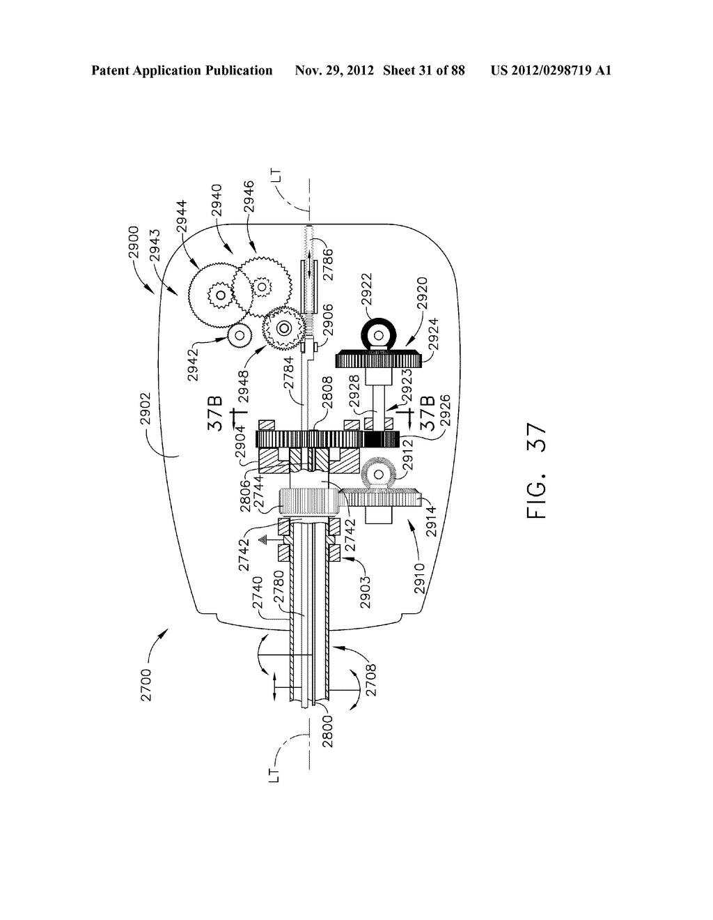 SURGICAL STAPLING INSTRUMENTS WITH ROTATABLE STAPLE DEPLOYMENT     ARRANGEMENTS - diagram, schematic, and image 32