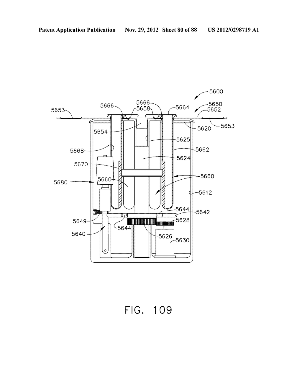 SURGICAL STAPLING INSTRUMENTS WITH ROTATABLE STAPLE DEPLOYMENT     ARRANGEMENTS - diagram, schematic, and image 81