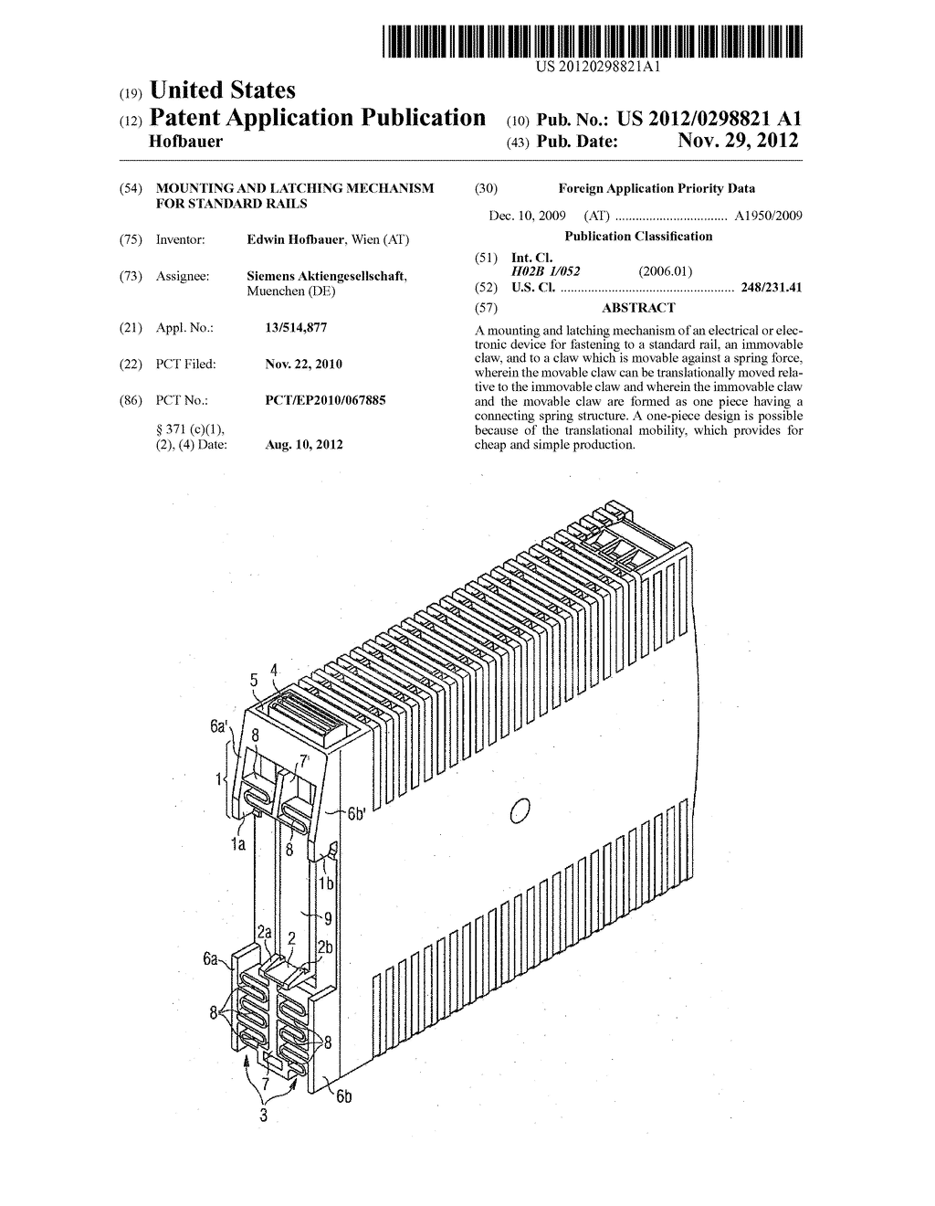 Mounting and Latching Mechanism for Standard Rails - diagram, schematic, and image 01