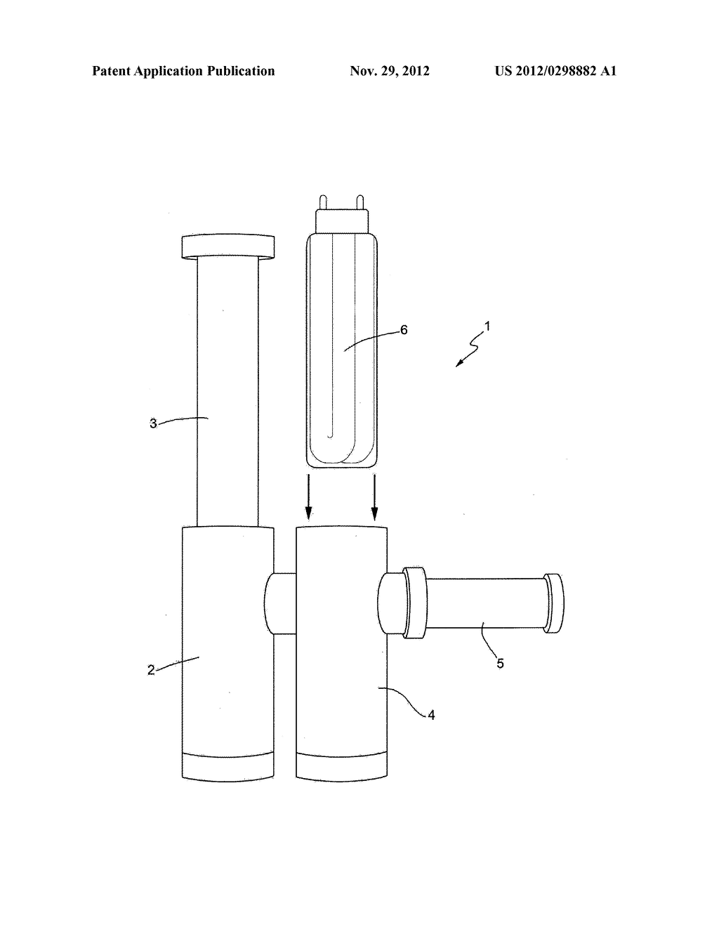 ASSEMBLY FOR DISINFECTING WATER FOR SANITARY FITTINGS - diagram, schematic, and image 02