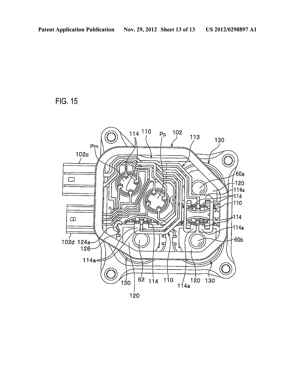 ELECTRIC CONNECTION STRUCTURE OF ELECTROMAGNETIC VALVE DRIVE ASSEMBLY,     ELECTROMAGNETIC VALVE DRIVE ASSEMBLY, AND VEHICLE BRAKE FLUID PRESSURE     CONTROL APPARATUS - diagram, schematic, and image 14