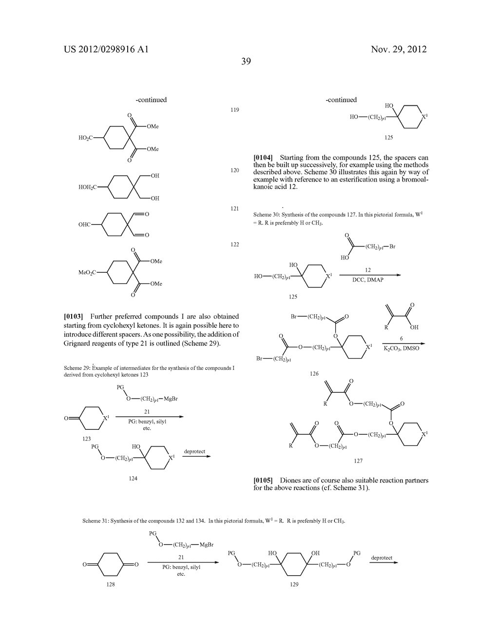 POLYMERIZABLE COMPOUNDS AND LIQUID CRYSTAL MEDIA - diagram, schematic, and image 40