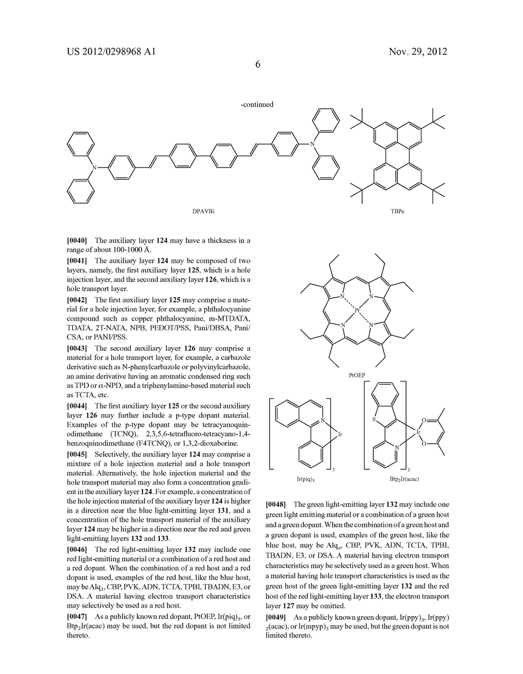 ORGANIC LIGHT-EMITTING DEVICE - diagram, schematic, and image 10