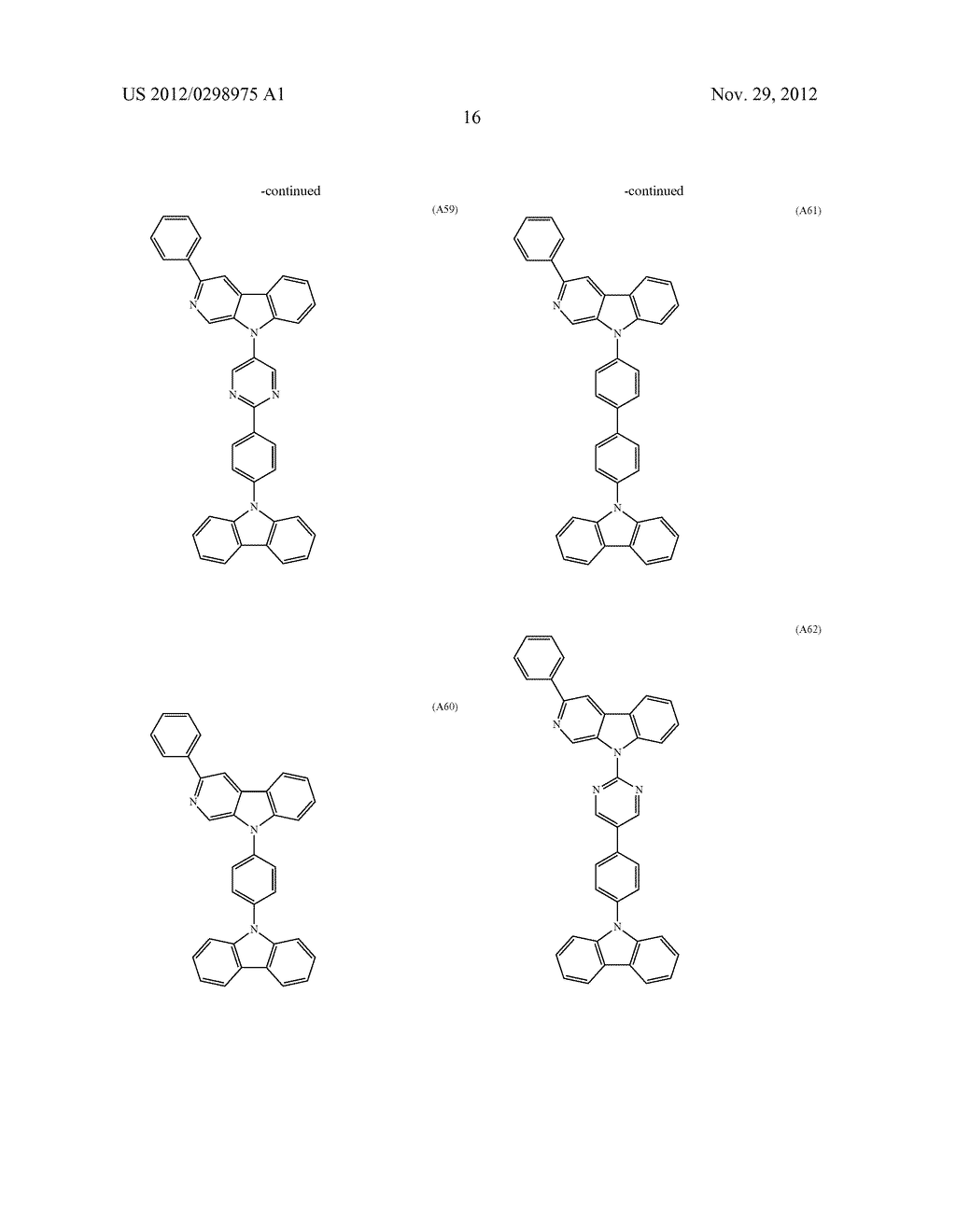 MATERIAL FOR ORGANIC ELECTROLUMINESCENCE DEVICES AND ORGANIC     ELECTROLUMINESCENCE DEVICE USING THE MATERIAL - diagram, schematic, and image 17