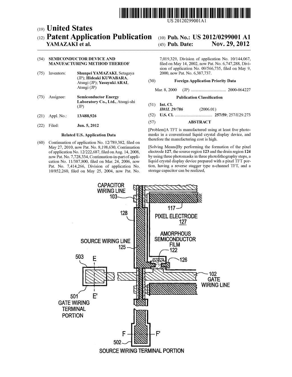 SEMICONDUCTOR DEVICE AND MANUFACTURING METHOD THEREOF - diagram, schematic, and image 01