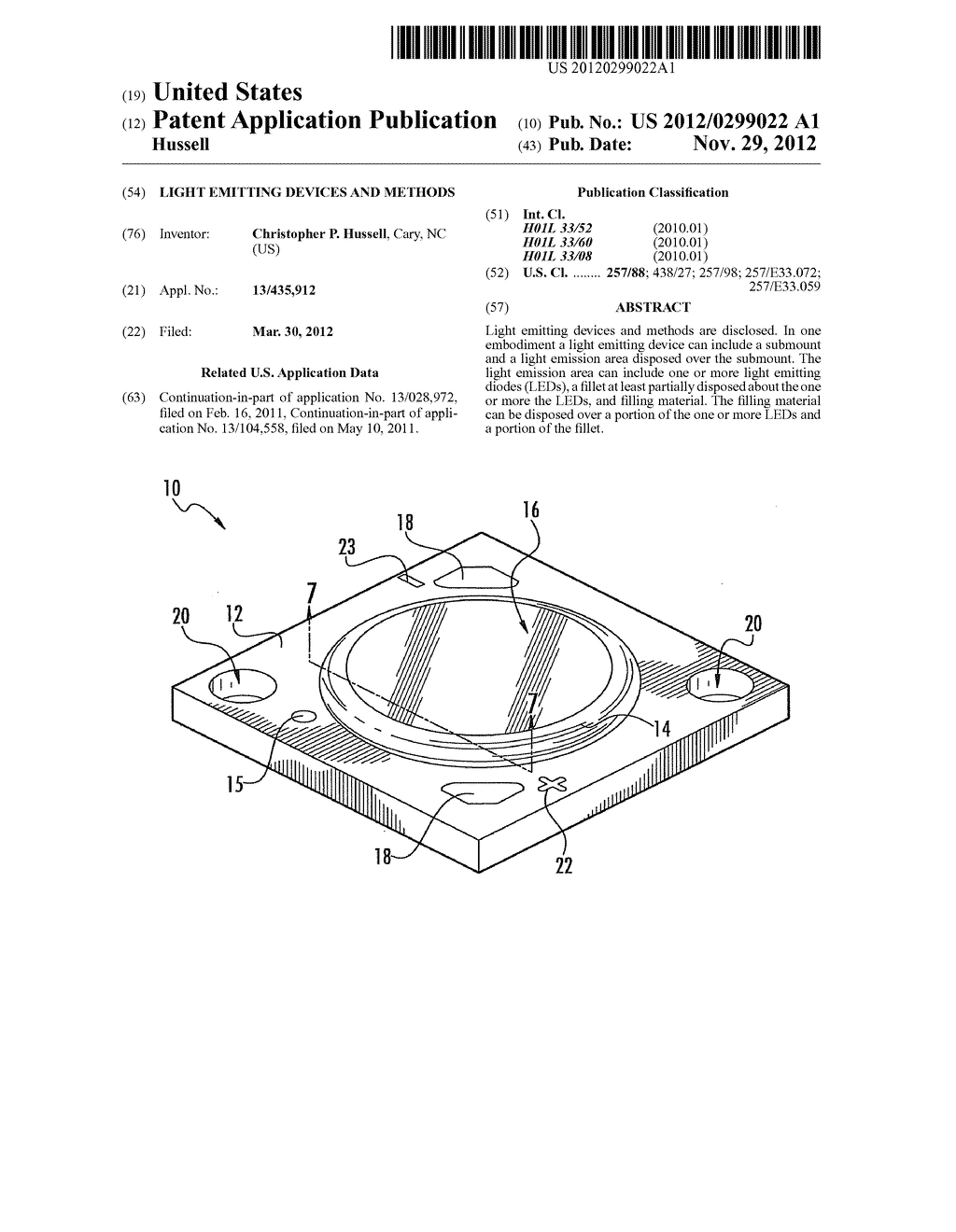 LIGHT EMITTING DEVICES AND METHODS - diagram, schematic, and image 01