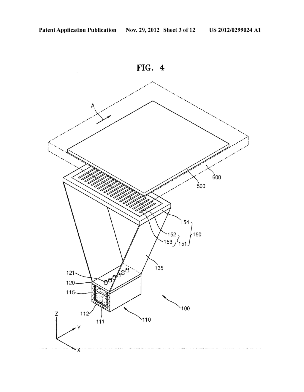 PATTERNING SLIT SHEET ASSEMBLY, ORGANIC LAYER DEPOSITION APPARATUS, METHOD     OF MANUFACTURING ORGANIC LIGHT-EMITTING DISPLAY APPARATUS, AND THE     ORGANIC LIGHT-EMITTING DISPLAY APPARATUS - diagram, schematic, and image 04