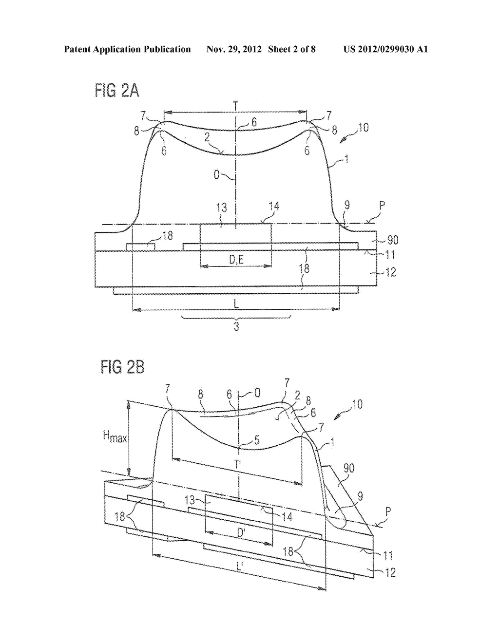 OPTOELECTRONIC SEMICONDUCTOR COMPONENT, LIGHTING DEVICE AND LENS - diagram, schematic, and image 03