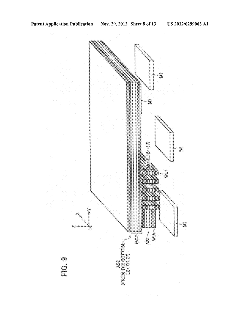 SEMICONDUCTOR MEMORY DEVICE AND METHOD OF MANUFACTURING THE SAME - diagram, schematic, and image 09